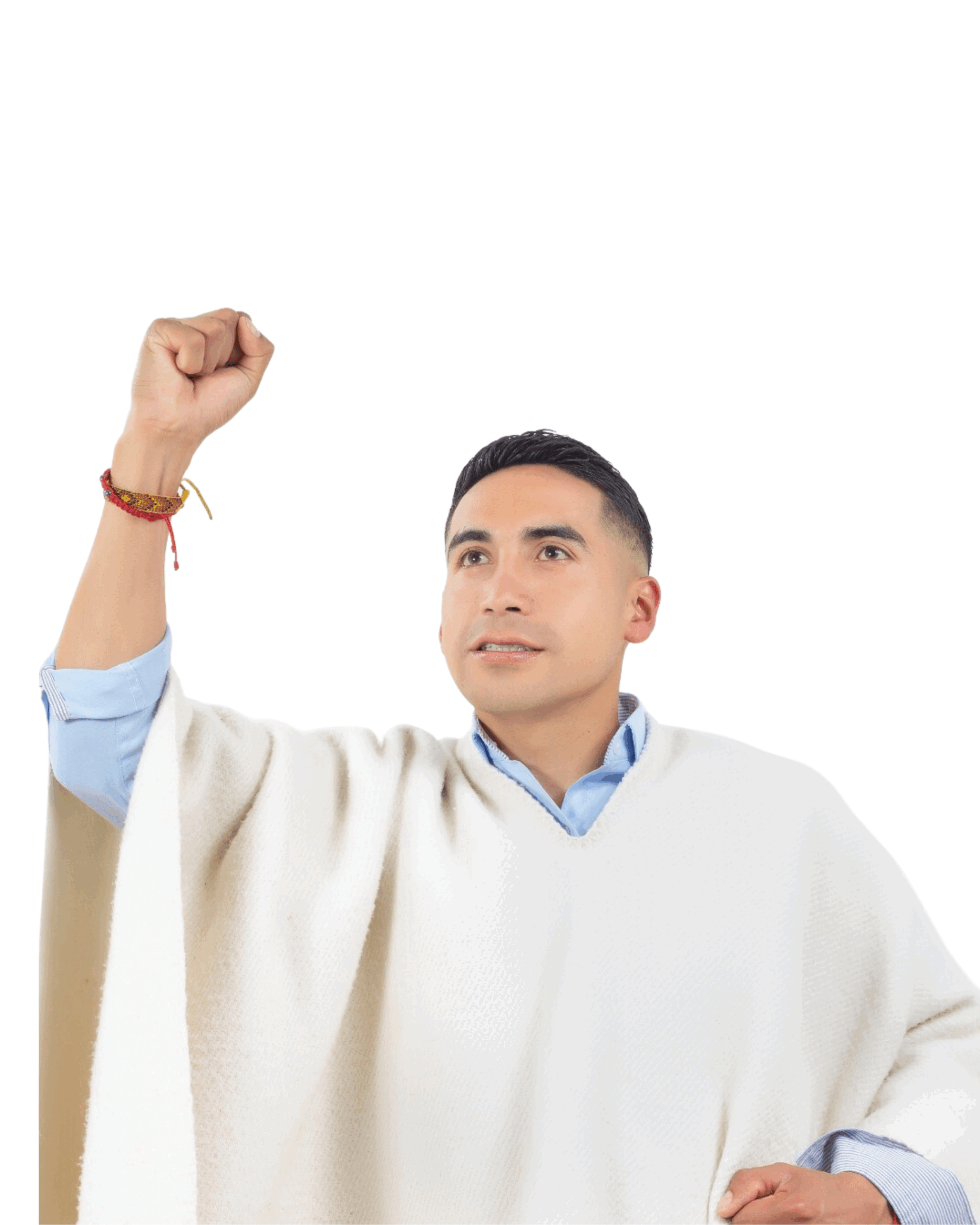 Nixon Benavides, es el alcalde Iles, sur de Nariño, durante su participación en el Encuentro Internacional de Poetas 2025 en Chiquinquirá.