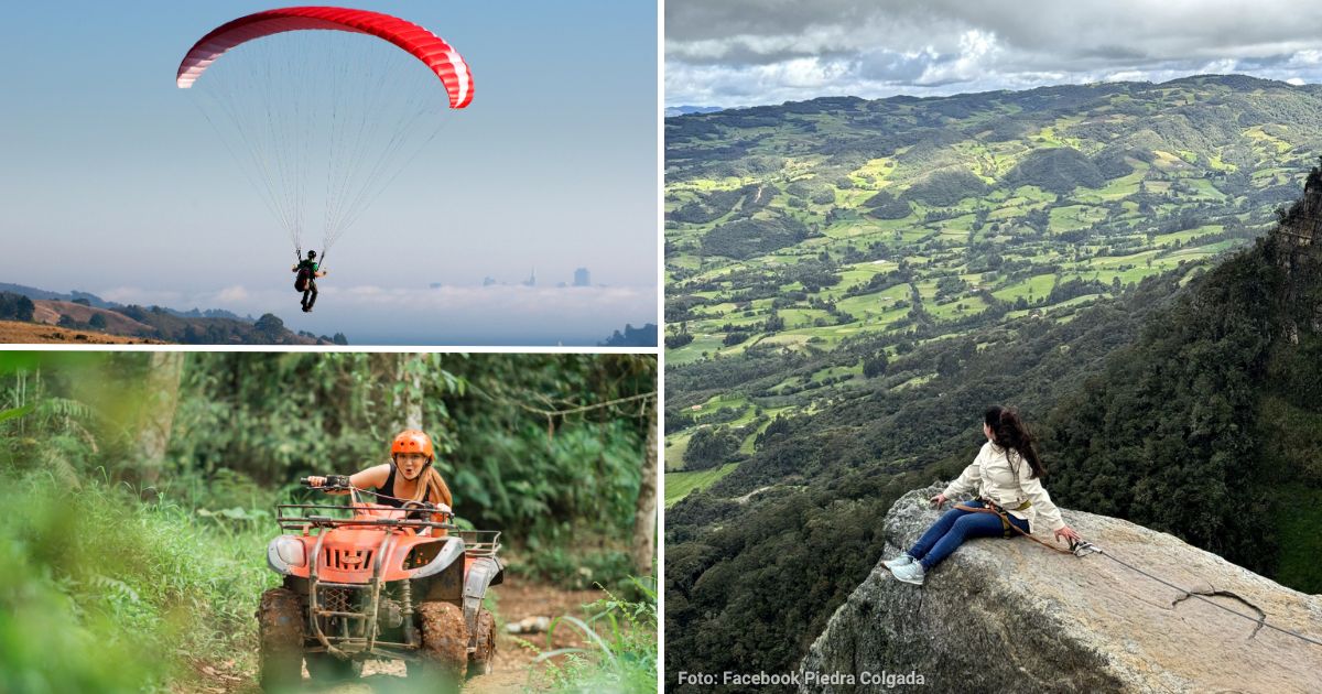 Tres destinos ideales para practicar deportes extremos cerca de Bogotá