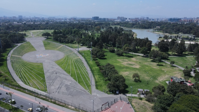 Turismo- Bogotá- Parque Simón Bolívar- monumento Umbral- El Polígono - Bienal Internacional de Arte y Ciudad BOG27-