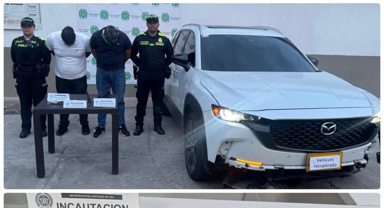 Capturan ladrones de vehículo lujoso