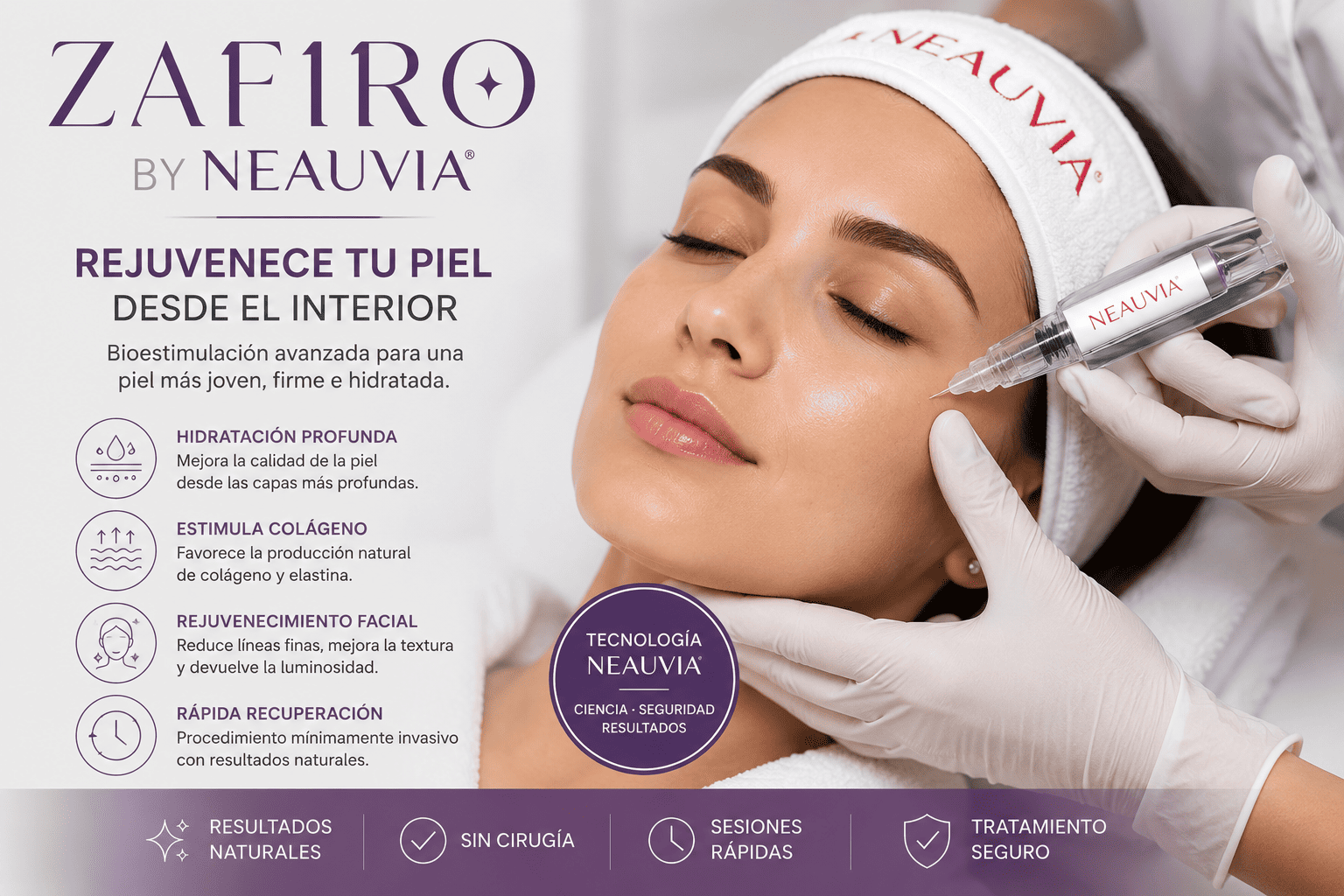 El procedimiento Neauvia conocido como Zafiro by Neauvia se ha convertido en una de las tendencias más comentadas dentro de la medicina estética en 2026. Este tratamiento busca mejorar la calidad de la piel mediante tecnología avanzada enfocada en hidratación profunda, estimulación de colágeno y rejuvenecimiento facial sin necesidad de cirugía.