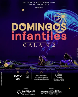 Descubra los nuevos talentos de la danza en los ‘Domingos Infantiles’ de Incolballet, en Bellas Artes