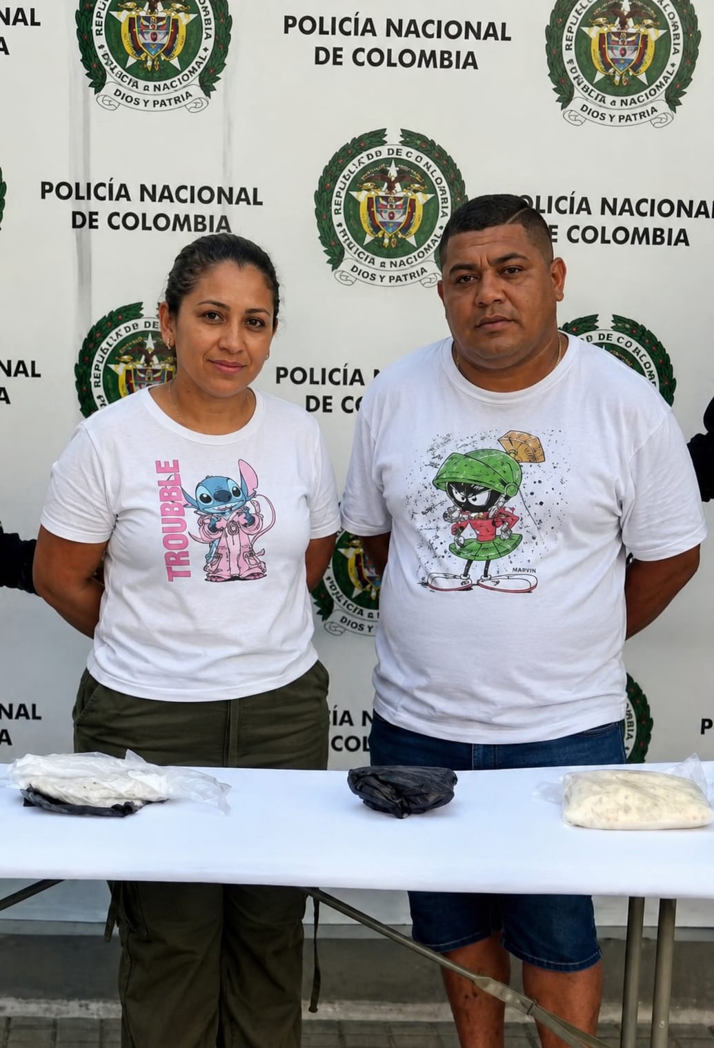 Capturan a dos personas con más de 21 kilos de cocaína en el sur de Cali