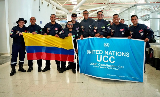 Cali envía equipo de búsqueda y rescate a Venezuela tras los terremotos del 24 de junio