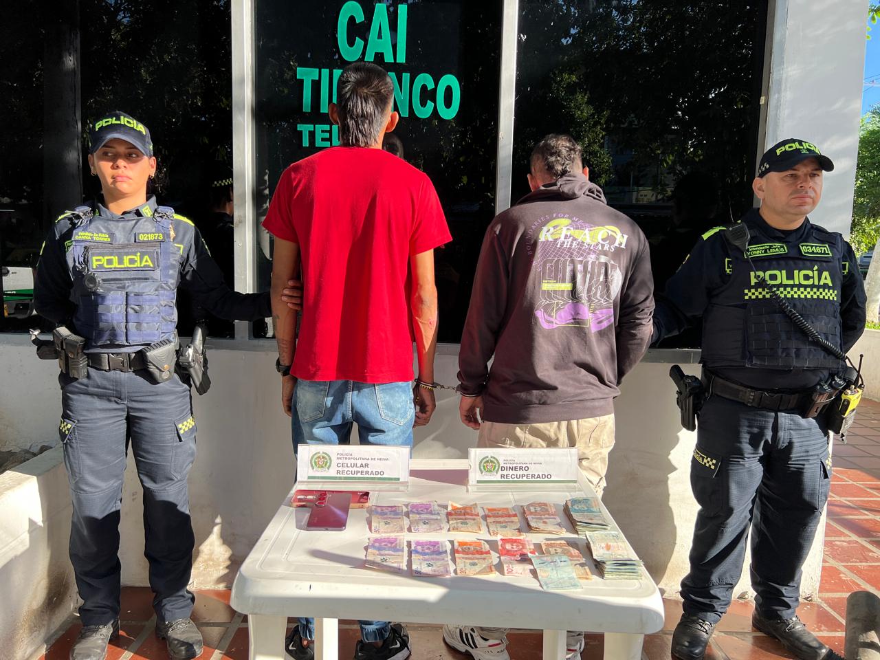 PLAN CAZADOR DEJA 8 CAPTURADOS Y DROGA INCAUTADA EN NEIVA