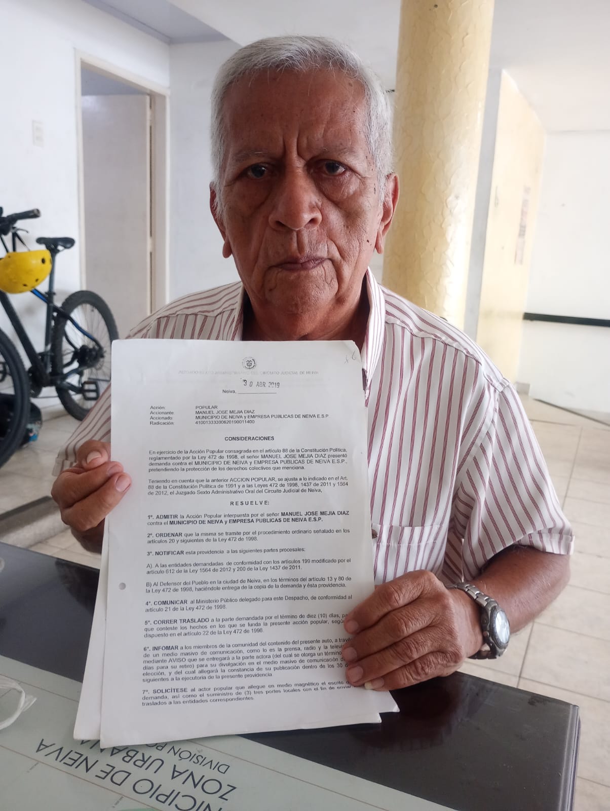 RECLAMO POR AGUAS RESIDUALES