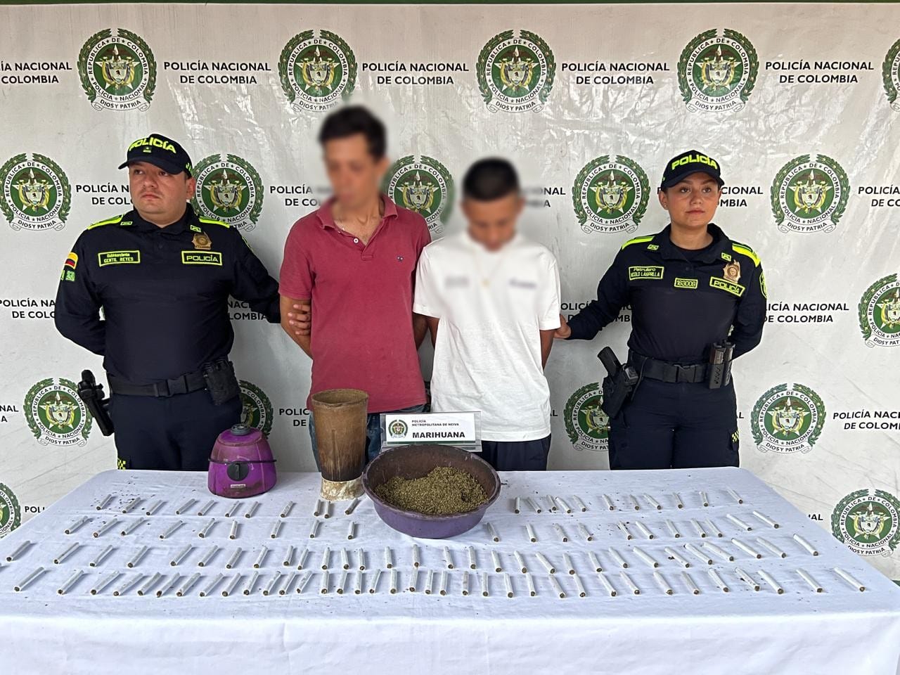 DOS CAPTURADOS EN ALLANAMIENTO